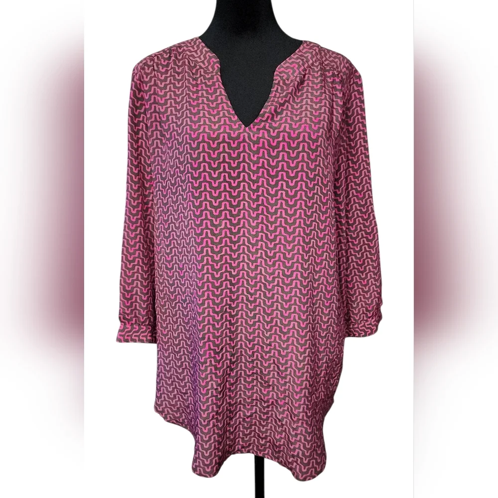 Ellie Kai 100% Silk Blouse, Womens 8 - Picture 1 of 8